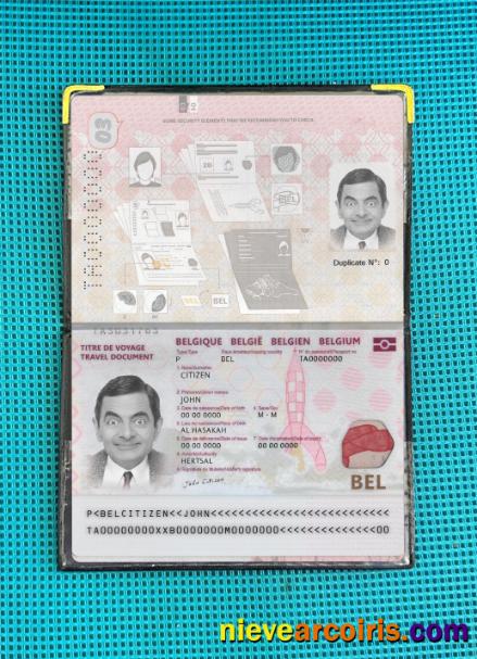 Belgium passport 2022-present photolook